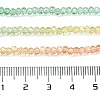 Transparent Painted Glass Beads Strands DGLA-A034-T2mm-A04-3