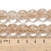 Handmade Gold Sand Lampwork Beads Strands LAMP-L079-06E-4