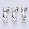 Tibetan Style Alloy Pendants TIBE-R316-103AS-RS-1