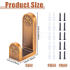L-Shaped Zinc Alloy Clothing Hook AJEW-WH0481-212-2
