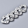 Spray Painted CCB Plastic Linking Rings LS-CCB-Q091-019A-4