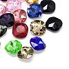 Glass Pointed Back Rhinestone Cabochons RGLA-A003-10x5mm-M-1