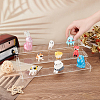 3-Tier Acrylic Model Toy Assembled Organizer Holders ODIS-WH0026-08B-3
