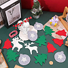 Christmas Cloth Flag Banners DIY-WH0401-91-3