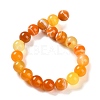 Natural Striped Agate/Banded Agate Beads Strands G-Z060-A01-C25-3