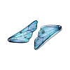 2Pcs Transparent Epoxy Resin Pendants RESI-A044-04A-2