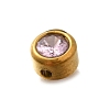 304 Stainless Steel Rhinestone Beads STAS-D310-05G-03-1