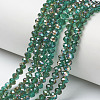 Electroplate Glass Beads Strands EGLA-A034-T3mm-J01-1