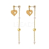 (Jewelry Parties Factory Sale)304 Stainless Steel Dangle Stud Earrings Sets EJEW-JE04246-2