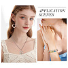 30Pcs 2 Colors Brass Rhinestone Spacer Beads RB-TA0001-29A-5