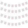 8 Bags Paper Baseball Hanging Banner AJEW-FH0006-97-1