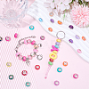 120Pcs 4 Styles Opaque Acrylic European Beads OACR-SC0002-73-4