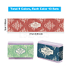   90Pcs 9 Style Rectangle with Flower Pattern & Word Handmade Soap Paper Tag DIY-PH0002-77C-2