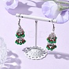 304 Stainless Steel Dangle Earrings EJEW-MZ00130-01-2