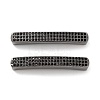 Rack Plating Brass Micro Pave Cubic Zirconia Beads KK-C063-21EB-1