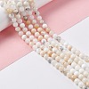 Natural White African Opal Beads Strands G-G905-10A-4