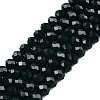 Opaque Solid Color Glass Beads Strands X-EGLA-A034-P4mm-D12-1