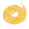 Crackle Transparent Glass Beads Strands GLAA-N062-6mm-04-2