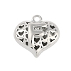 Hollow Brass Pendants for Valentine's Day KK-M289-03F-P-1