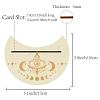 Natural Wood Card Stand for Tarot DJEW-WH0034-01J-2