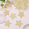 20Pcs Polyester Clothing Patches DIY-CY0002-35C-4