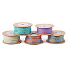 5 Rolls 5 Colors 20M 18-Ply Cotton Twisted Cord OCOR-TA0003-64A-2