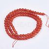 Natural White Jade Bead Strands G-R165-6mm-M2-2