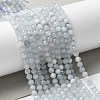 Natural Aquamarine Beads Strands G-E411-19E-4mm-01-5
