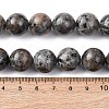 Natural Fluorescent Syenite Rock(Glow under UV Light) Beads Strands G-G789-02E-5