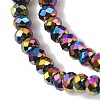 Electroplate Transparent Glass Beads Strands EGLA-A034-T4mm-UA-4