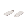 Non-Tarnish 304 Stainless Steel Charms STAS-P307-15A-P-3