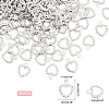 200Pcs 304 Stainless Steel Open Charms STAS-DC0005-92-6