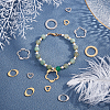 80Pcs 8 Style 304 Stainless Steel Linking Rings STAS-UN0022-50-3