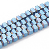 Electroplate Non-magnetic Synthetic Hematite Beads Strands G-N0318-02-2