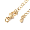 Rack Plating Brass Ends with Chain and Clasps KK-F873-01LG-01-2