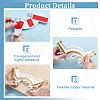 PVC Carved Self-adhesion Applique FIND-WH0149-22B-3
