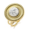 Ion Plating(IP) 304 Stainless Steel Open Cuff Rings RJEW-C079-16G-01-1