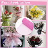 Plastic Grid Mesh Flower Bouquets Wrapping Paper DIY-WH0308-539C-6