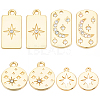 16Pcs 4 Styles Alloy Pendants FIND-SC0021-43-1