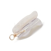 Natural Trochid Shell Pendants PALLOY-JF02809-02-5