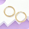 Ion Plating(IP) 304 Stainless Steel Huggie Hoop Earrings X-EJEW-F111A-20mm-G-1