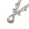 Alloy Rhinestone Hair Chain OHAR-M044-01S-2