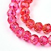 Baking Paint Transparent Glass Beads X1-DGLA-A035-T4mm-A02-4