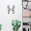 2Pcs Iron Wall Art Decorations HJEW-WH0067-231-8