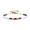 Glass Seed Beaded Bracelet for Girl Women BJEW-JB06883-01-1
