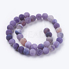 Natural Weathered Agate Beads Strands G-G589-10mm-M-2