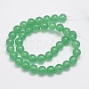 Natural & Dyed Malaysia Jade Bead Strands G-A146-10mm-A04-2