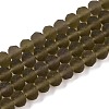 Transparent Glass Beads Strands X-EGLA-A044-T8mm-MD16-1