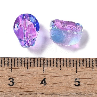 Baking Paint Glass Beads GLAA-S202-17H-1