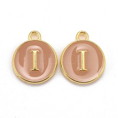 Golden Plated Alloy Enamel Charms LS-ENAM-S118-06I-1